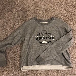 Madewell Big Sky Mountain Cropped Pullover NWOT